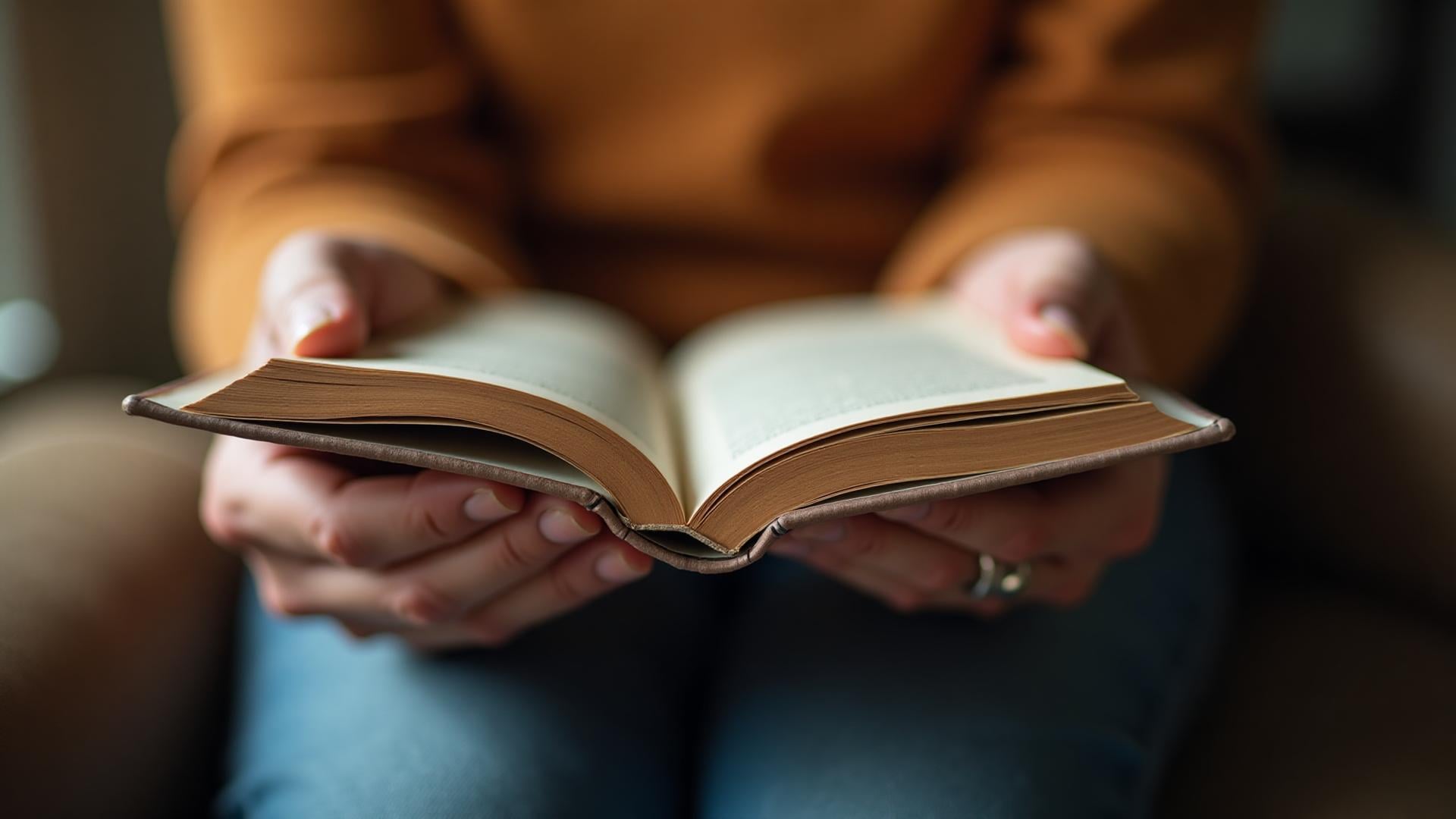 En innbundet Mimrebok på et bord